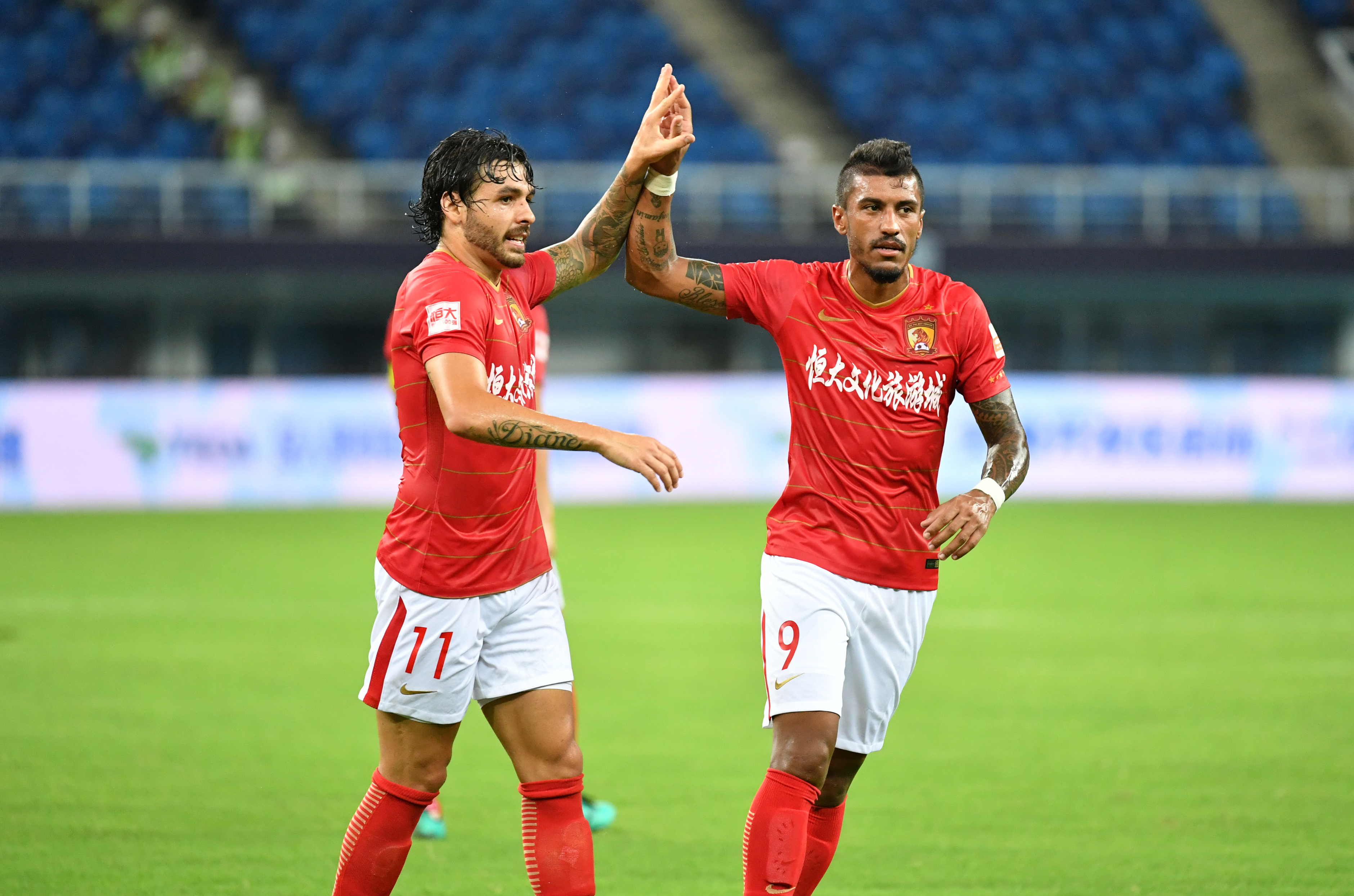 广州恒大迎战天津泰达，双方实力对比明显的简单介绍