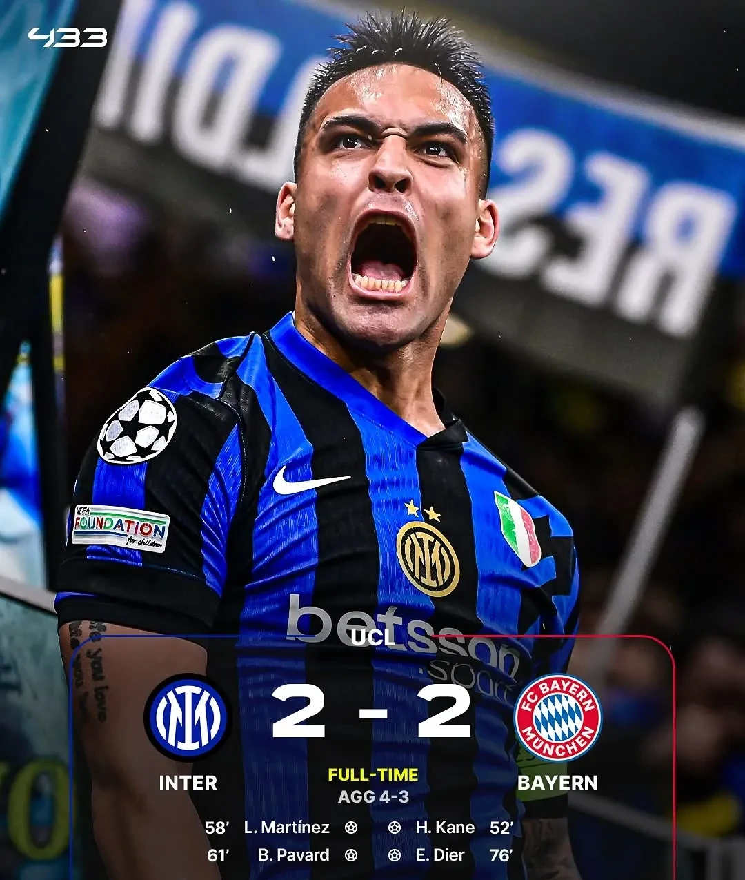 国际米兰全面击败对手，欧冠实力强劲